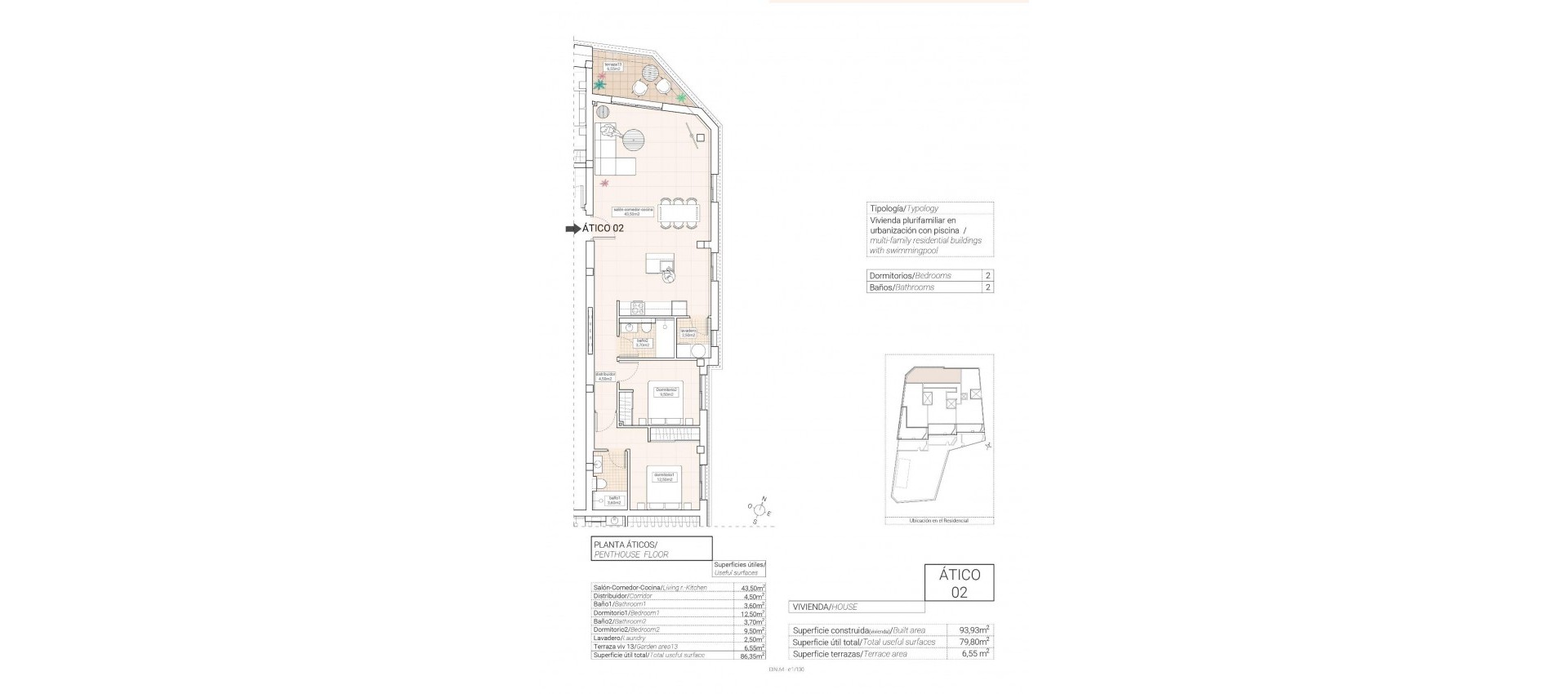 New Build - Penthouse - Hondón de las Nieves - Pueblo
