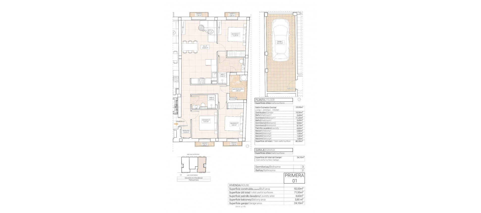 New Build - Apartment / flat - Hondón de las Nieves - Pueblo