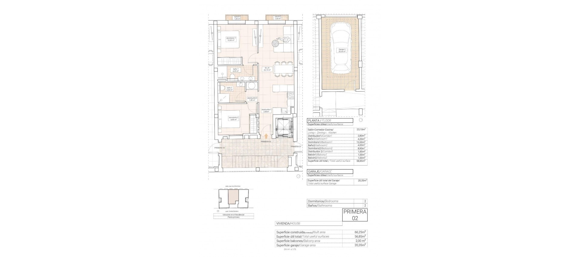 New Build - Apartment / flat - Hondón de las Nieves - Pueblo