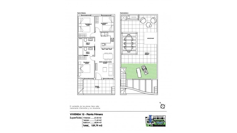 Nueva construcción  - Bungalow - Pilar de la Horadada - Parque Ramon eugenio Escudero