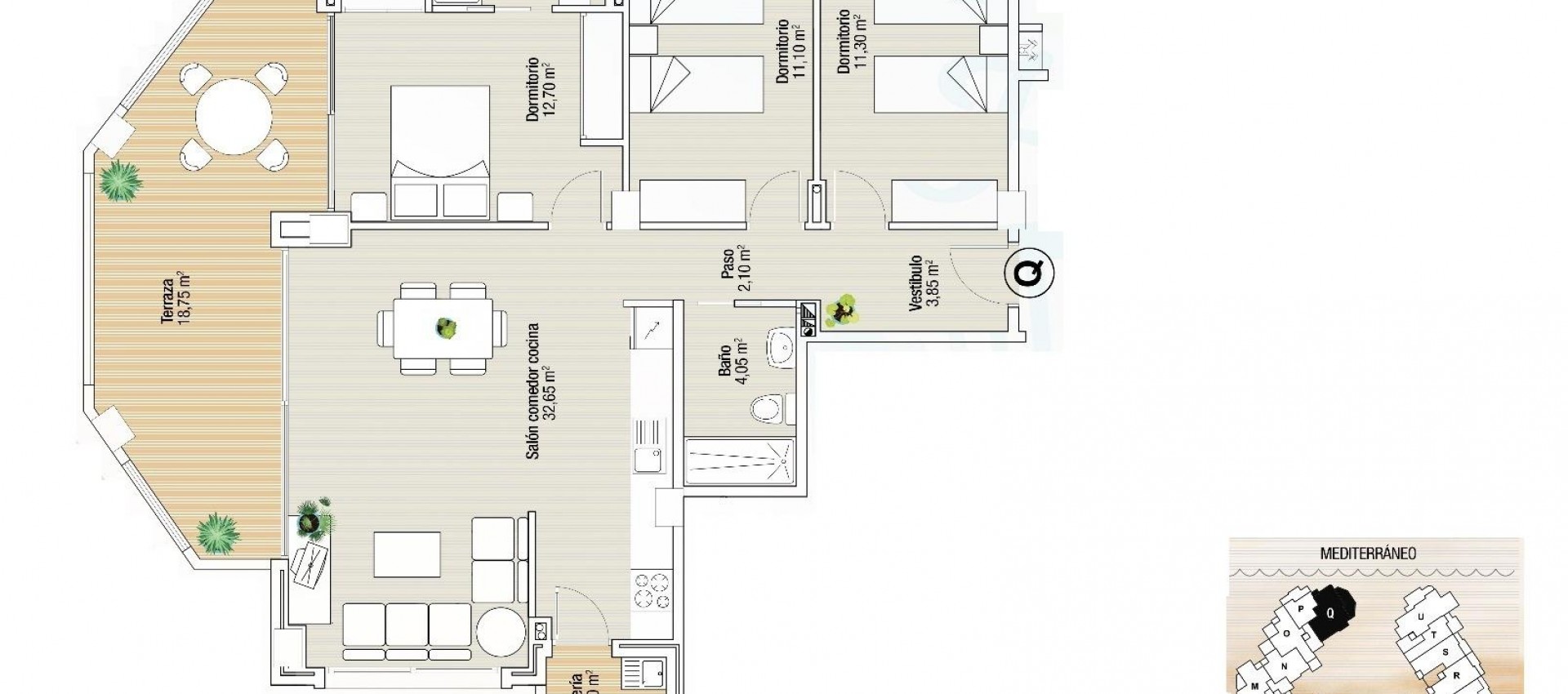 New Build - Apartment / flat - La Manga del Mar Menor - La Manga