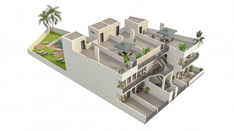 Nouvelle construction - Bungalow - Hondón de las Nieves - La Canalosa