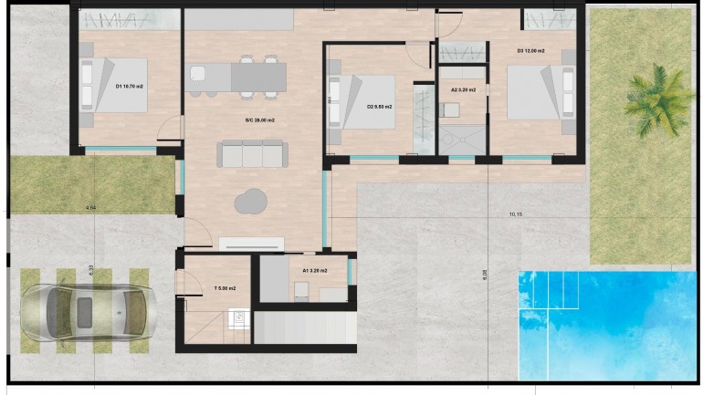 Nouvelle construction - Villa - Torre Pacheco - Roldán